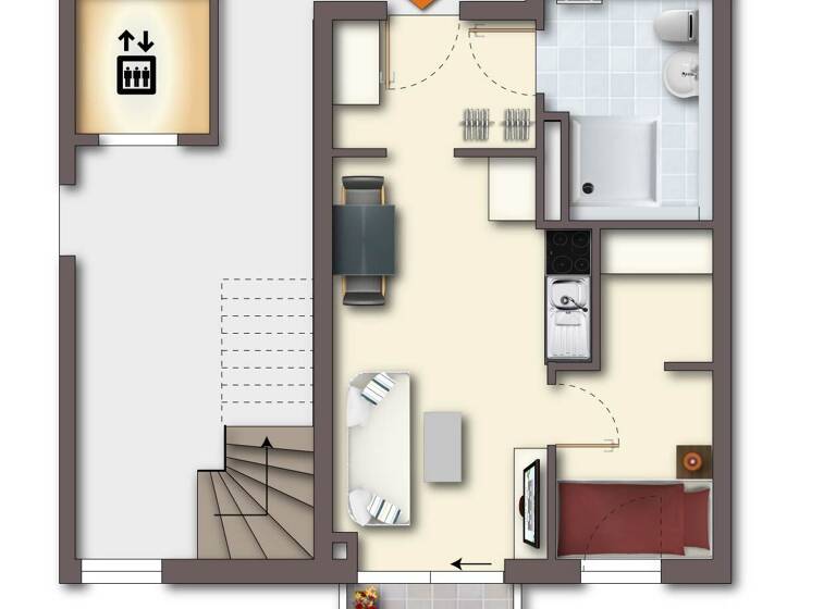 Wohnung zum Kauf provisionsfrei 254.000 € 2 Zimmer 37,8 m²<br/>Wohnfläche 1.<br/>Geschoss Franzosenweg 2 Tennenlohe Erlangen 91058