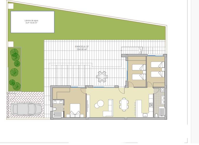 Villa zum Kauf - Erstbezug provisionsfrei 405.900 € 4 Zimmer 108 m² 305 m² Grundstück La Herrada 03187