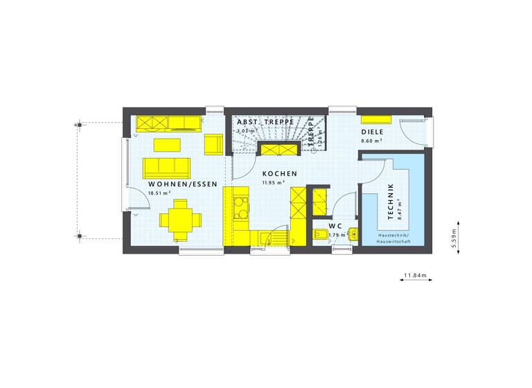 Einfamilienhaus zum Kauf 798.296 € 3 Zimmer 107 m² 626 m² Grundstück Pützchen Bonn 53229