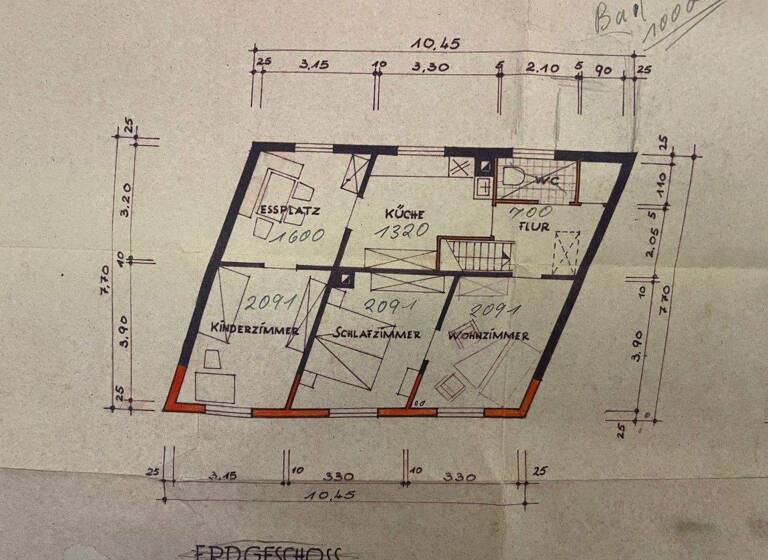 Mehrfamilienhaus zum Kauf provisionsfrei 500.000 € 5 Zimmer 120 m² 454 m² Grundstück Dossenheim 69221