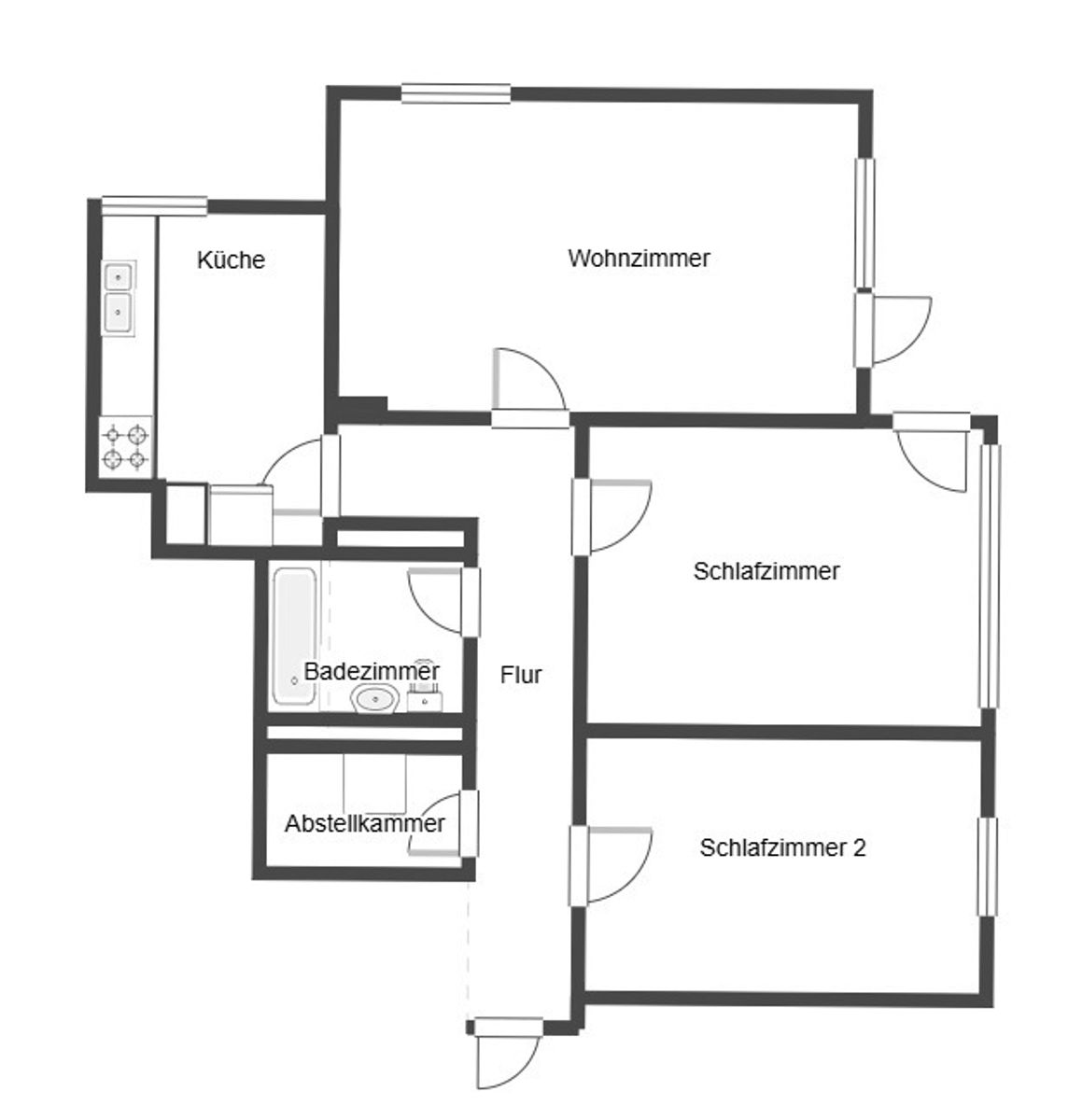 Wohnung zum Kauf 319.000 € 3 Zimmer 75,2 m²<br/>Wohnfläche 5.<br/>Geschoss Dachau Dachau 85221