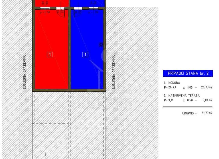 Wohnung zum Kauf 277.000 € 4 Zimmer 87,3 m² EG Omisalj 51511