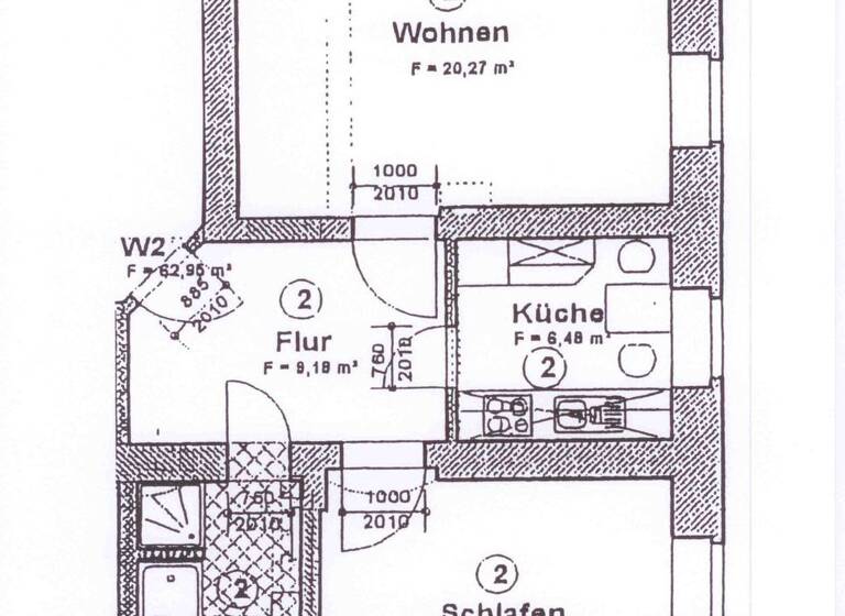 Wohnung zum Kauf 52.975 € 2 Zimmer 63 m² frei ab sofort Oberwiesenthaler Straße 8 Bärenstein 09471