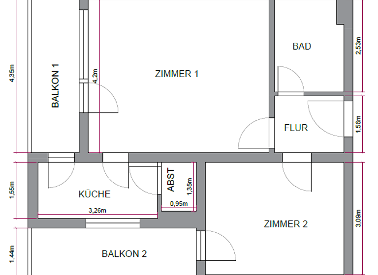 Wohnung zum Kauf provisionsfrei 262.000 € 2 Zimmer 52,5 m² 1. Geschoss frei ab sofort Zehlendorf Berlin 14163