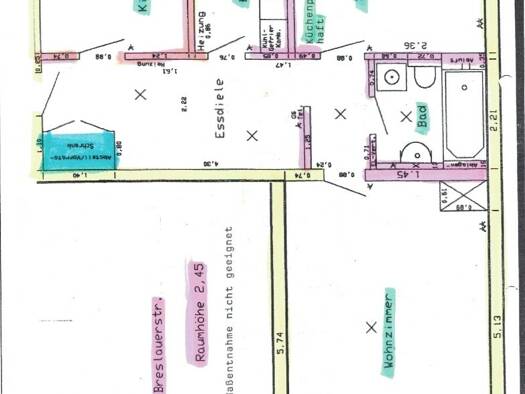 Wohnung zur Miete 790 € 3 Zimmer 72 m² Geschoss EG/4 frei ab 01.05.2026 Peter u. Paul Landshut 84028