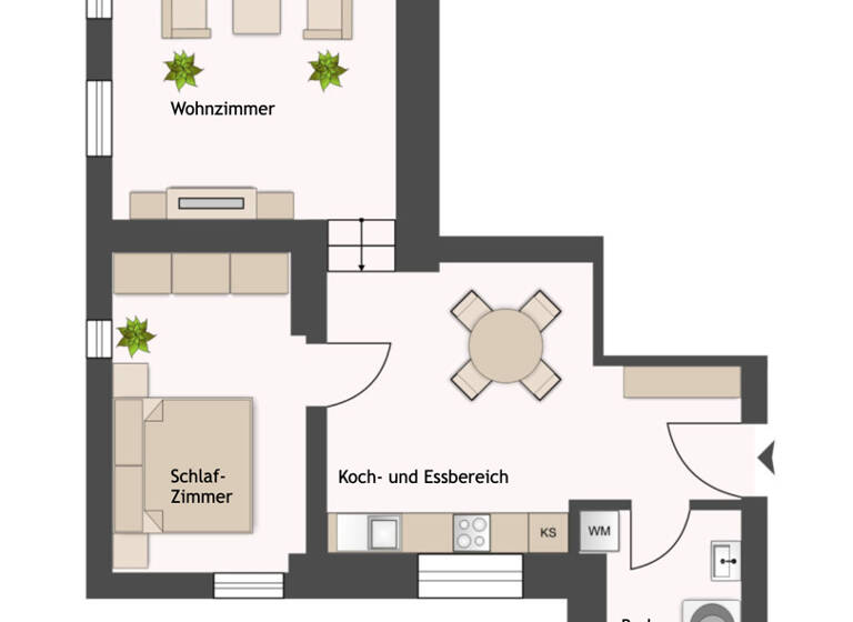 Wohnung zum Kauf 190.000 € 2 Zimmer 59 m²<br/>Wohnfläche Souterrain<br/>Geschoss Loschwitz/Wachwitz Dresden 01326