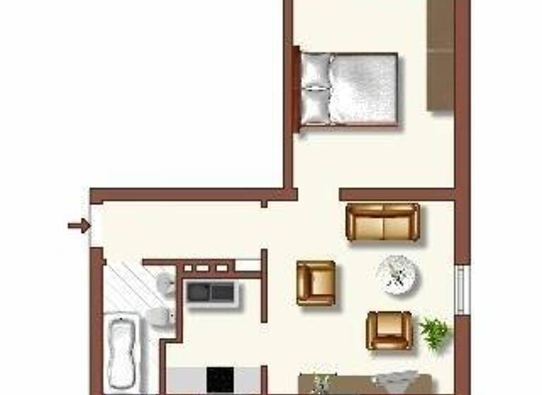 Wohnung zur Miete 379 € 2 Zimmer 41,8 m²<br/>Wohnfläche 2.<br/>Geschoss Biegerfelder Weg 20 Huckingen Duisburg 47259