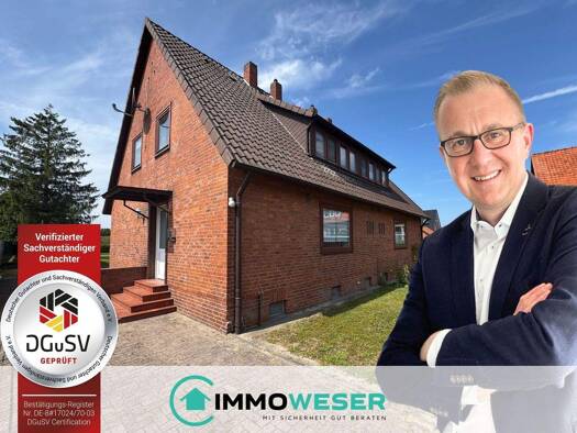 Doppelhaushälfte zum Kauf 325.000 € 8 Zimmer 181,7 m² 1.224 m² Grundstück Martfeld 27327