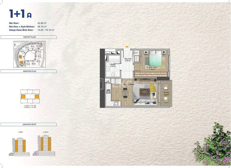 Studio zum Kauf 465.000 € 4 Zimmer 162 m² EG Istanbul 34218