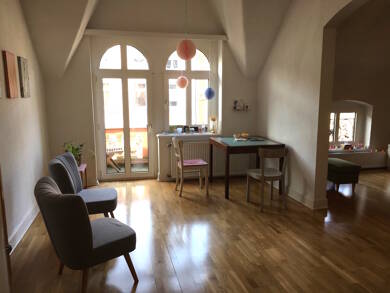 Wohnung zur Miete 1.800 € 2,5 Zimmer 90 m² Dachgeschoss, 3. Geschoss Bilk Düsseldorf 40223