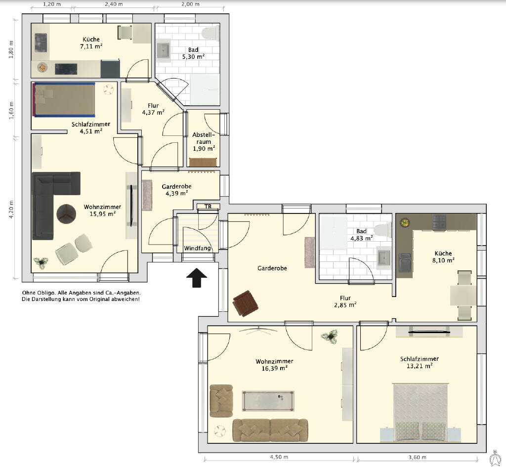 Wohnung zum Kauf 239.000 € 3 Zimmer 96 m²<br/>Wohnfläche Neuende Wilhelmshaven-Altengroden 26389