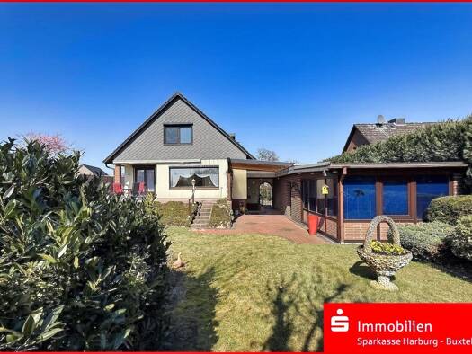 Doppelhaushälfte zum Kauf provisionsfrei 369.000 € 6,5 Zimmer 152 m² 584 m² Grundstück Toppenstedt 21442
