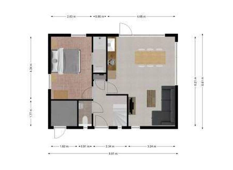 Haus zum Kauf provisionsfrei 365.000 € 3 Zimmer 94 m² 488 m² Grundstück frei ab sofort Baanstpoldersedijk 4 Nieuwvliet 4504PR