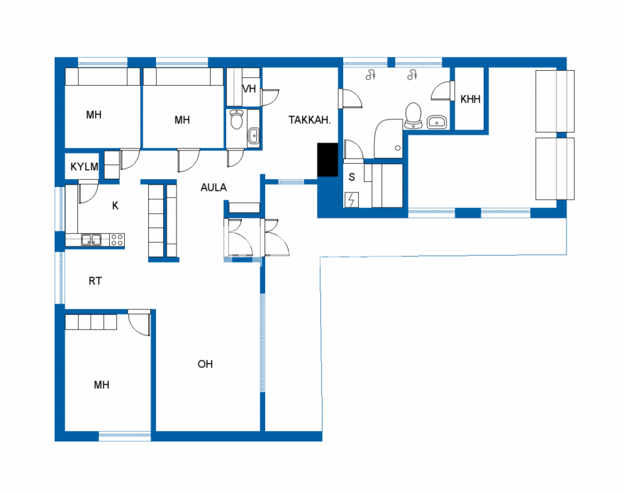 Einfamilienhaus zum Kauf 249.000 € 5 Zimmer 147 m²<br/>Wohnfläche 1.000 m²<br/>Grundstück Vuopajantie 11 Rovaniemi 96400