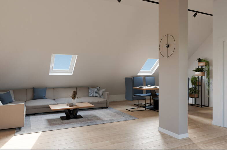 Wohnung zum Kauf provisionsfrei 99.900 € 3 Zimmer 61,5 m² Dachgeschoss, 4. Geschoss Innenstadt Heidenheim and der Brenz 89518