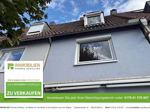 Reihenmittelhaus zum Kauf 195.000 € 5 Zimmer 100 m² 119 m² Grundstück frei ab sofort Elbinger Straße 12 Gifhorn 38518