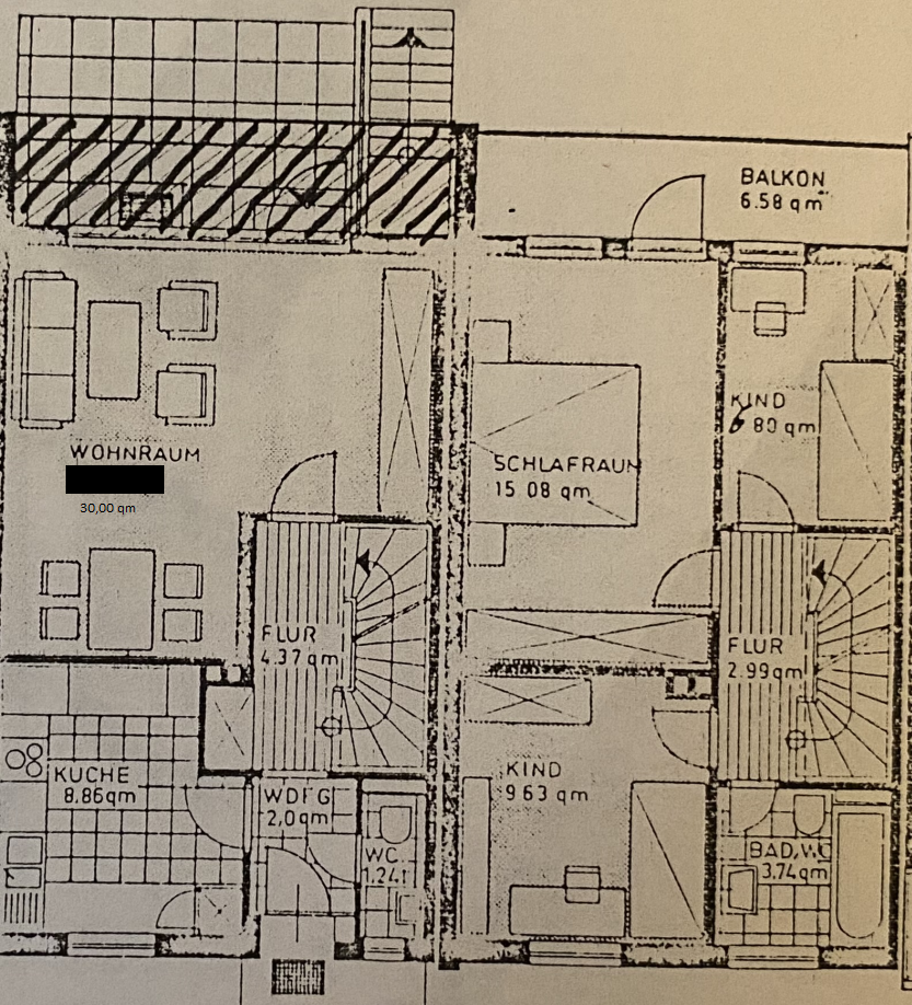 Reihenmittelhaus zum Kauf 379.000 € 4 Zimmer 90 m²<br/>Wohnfläche 185 m²<br/>Grundstück Harksheide Norderstedt 22844