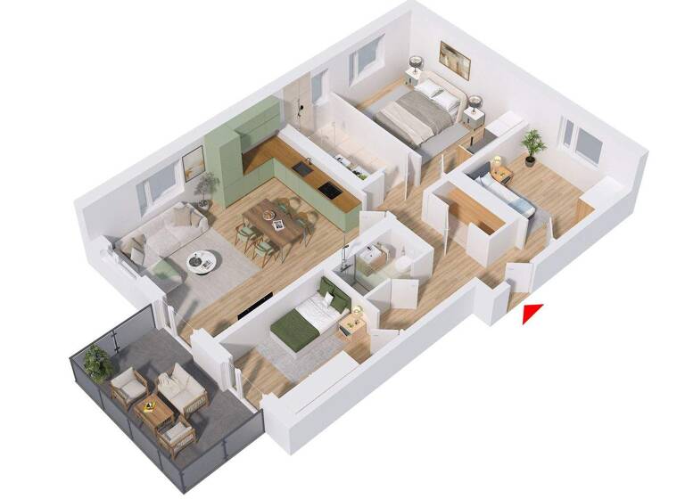 Wohnung zum Kauf provisionsfrei 445.000 € 2 Zimmer 95,2 m² 1. Geschoss frei ab sofort Hauptstraße 30 Denkendorf 85095