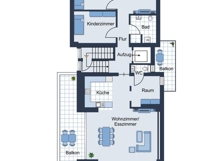 Wohnung zum Kauf 870.000 € 5 Zimmer 143 m² Dachgeschoss, 3. Geschoss Markdorf Markdorf 88677