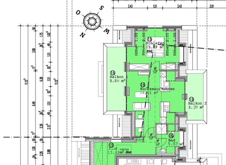 Wohnung zum Kauf - Erstbezug 409.000 € 2 Zimmer 73 m² Bad Zwischenahn I Bad Zwischenahn 26160