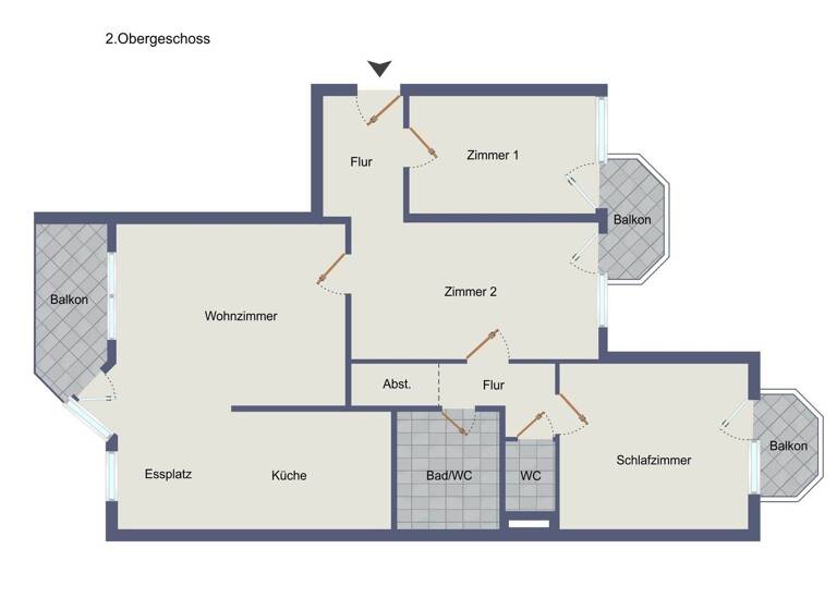 Wohnung zum Kauf 430.000 € 3,5 Zimmer 97 m² 2. Geschoss frei ab sofort Rohr Stuttgart 70565
