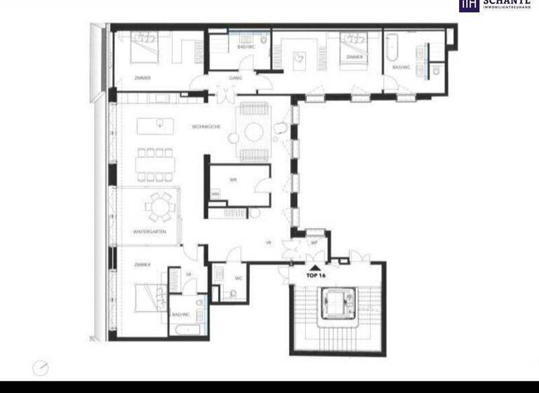 Wohnung zum Kauf 6.800.000 € 5 Zimmer 244,2 m² Schellinggasse Wien 1010