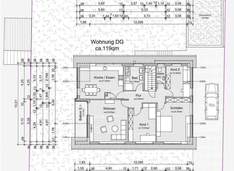 Mehrfamilienhaus zum Kauf 1.050.000 € 10,5 Zimmer 294,5 m² 2.082 m² Grundstück Im Zeil 5 Wiesenstetten Empfingen 72186