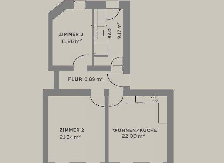Wohnung zum Kauf 548.000 € 3 Zimmer 125,9 m² EG Paulstraße 21A Moabit Berlin 10557