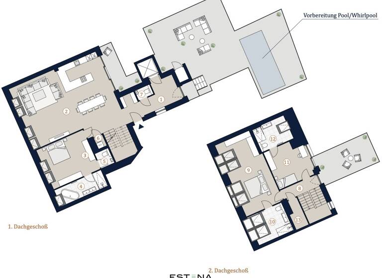 Maisonette zum Kauf - Erstbezug 2.590.000 € 4 Zimmer 186,7 m² Landstraßer Hauptstraße Wien 1030