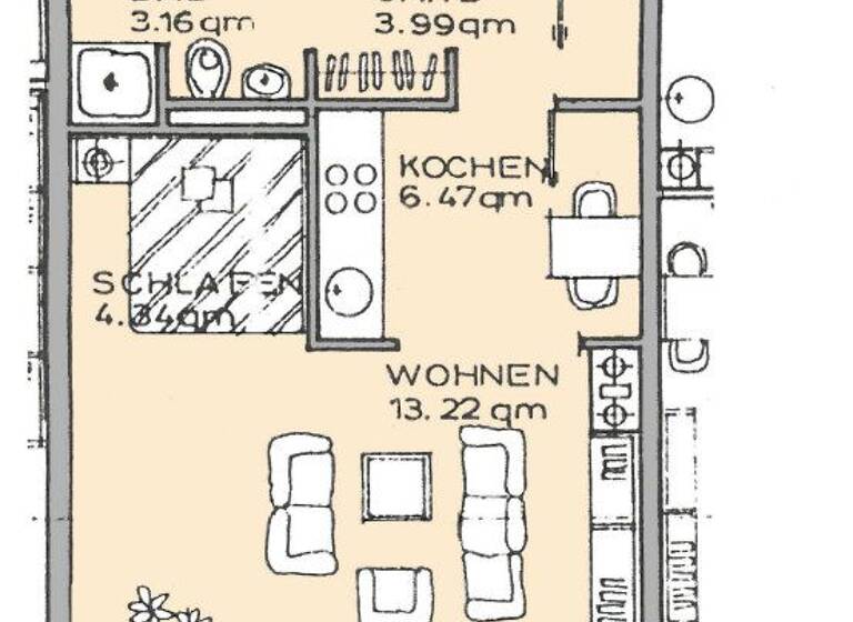 Studio zum Kauf als Kapitalanlage geeignet 135.000 € 1 Zimmer 31,2 m² Memmingen 87700