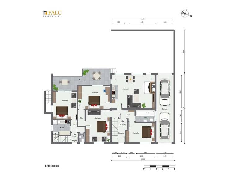 Mehrfamilienhaus zum Kauf 1.300.000 € 17 Zimmer 443,3 m²<br/>Wohnfläche 649 m²<br/>Grundstück Rüppurr - Neu-Rüppurr Karlsruhe / Rüppurr 76199
