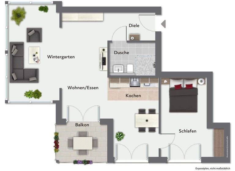 Wohnung zum Kauf - Erstbezug 559.900 € 2 Zimmer 72,9 m² frei ab 01.11.2026 Geigenbauerstraße 24 - 26 Füssen 87629