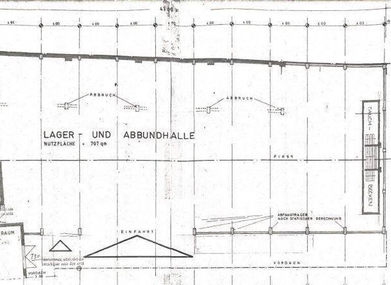 Halle/Industriefläche zur Miete 1.500 € 707 m² Lagerfläche Berg 92348