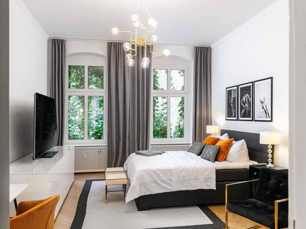 Studio zur Miete Wohnen auf Zeit 1.790 € 1 Zimmer 41 m² frei ab 31.03.2026 Charlottenburg Berlin 14059
