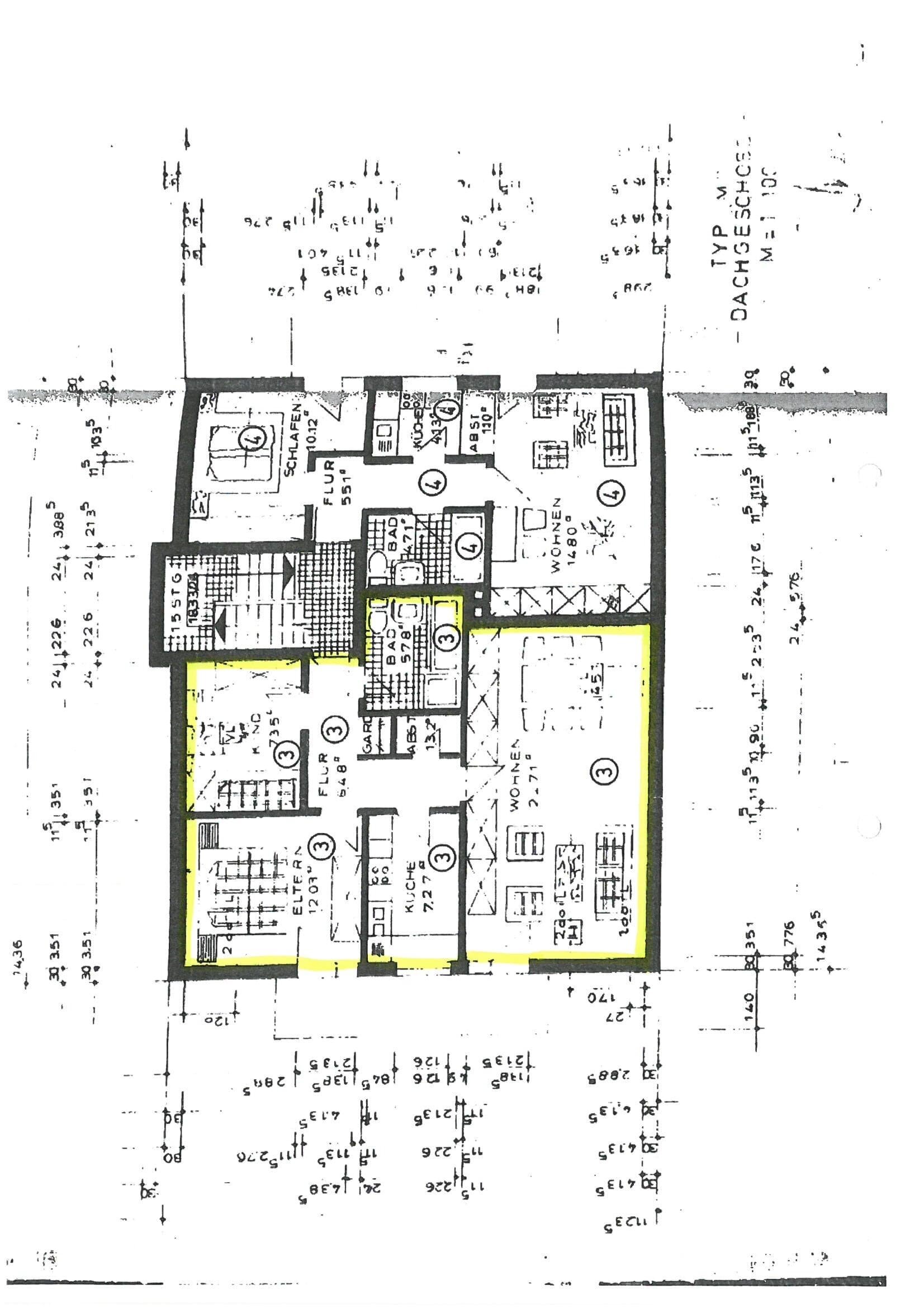 Wohnung zum Kauf 135.000 € 3 Zimmer 70 m²<br/>Wohnfläche ab sofort<br/>Verfügbarkeit Detmold - Kernstadt Detmold 32760