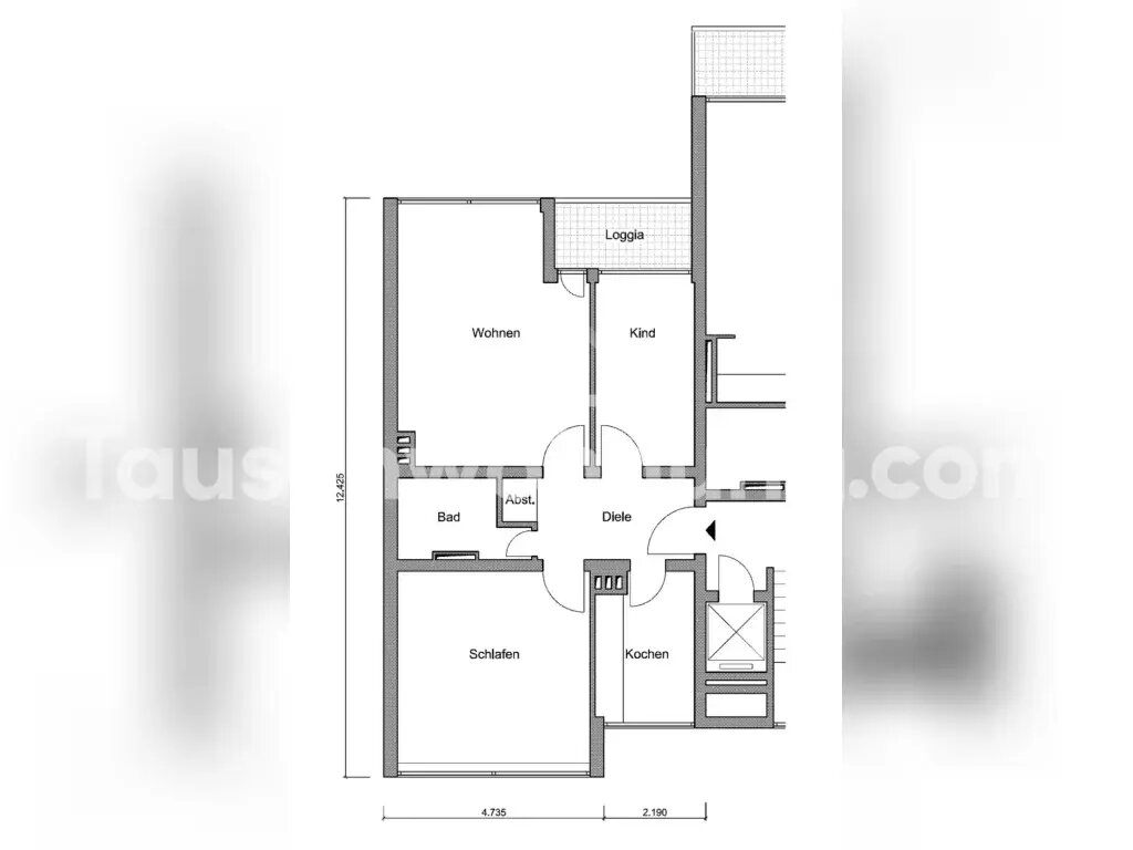 Wohnung zur Miete Tauschwohnung 850 € 3 Zimmer 70 m²<br/>Wohnfläche 3.<br/>Geschoss Weiden Köln 50859