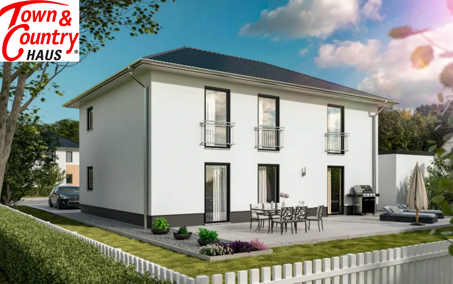 Immobilie in Hirschaid - Town & Country Flair 180 Duo – ca. 186,63 m² Netto-Raumfläche | modernes Familienkonzept in Rothensand bei Hirschaid (Bamberg) - Bild 2