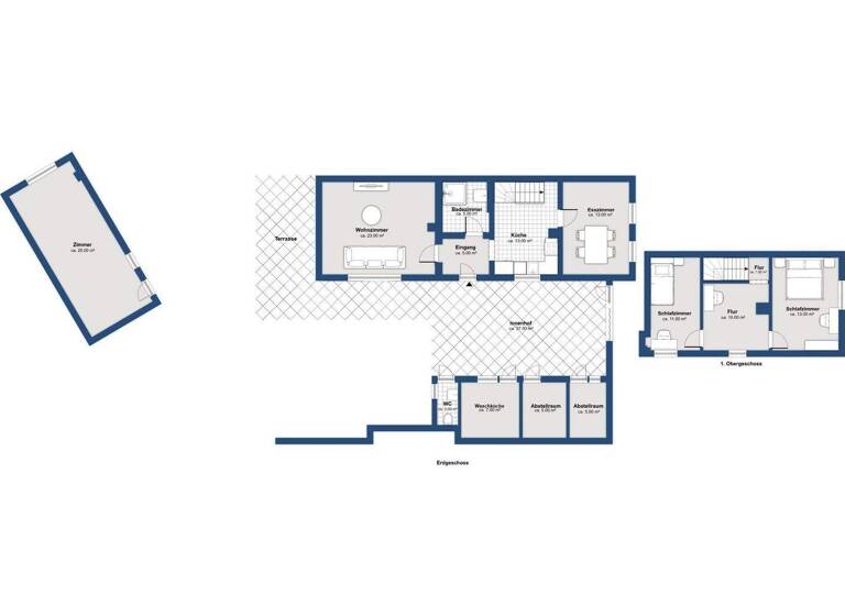 Einfamilienhaus zur Miete 1.650 € 5 Zimmer 120 m² 590 m² Grundstück Palmersheim Euskirchen / Palmersheim 53881