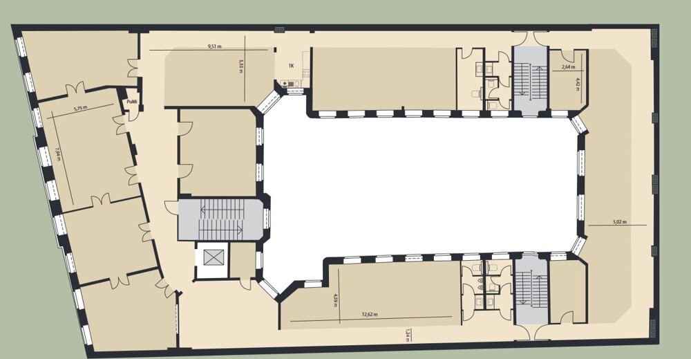 Bürofläche zur Miete provisionsfrei 26 € 2.132 m²<br/>Bürofläche ab 312 m²<br/>Teilbarkeit Kreuzberg Berlin Kreuzberg 10963