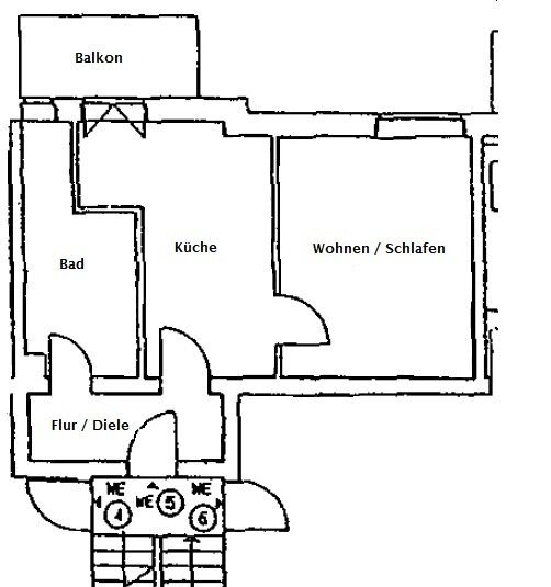 Studio zum Kauf 33.500 € 1 Zimmer 42,2 m²<br/>Wohnfläche 1.<br/>Geschoss Eckersbach 261 Zwickau 08066