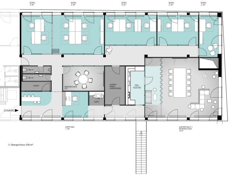 Bürofläche zur Miete provisionsfrei 18 € 358 m²<br/>Bürofläche ab 358 m²<br/>Teilbarkeit Freiham München 81249