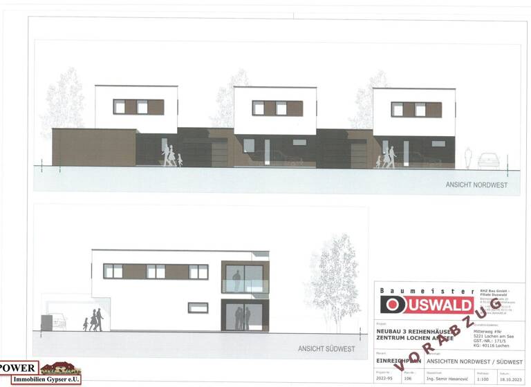 Reihenmittelhaus zum Kauf - Erstbezug 506.925 € Lochen am See 5221