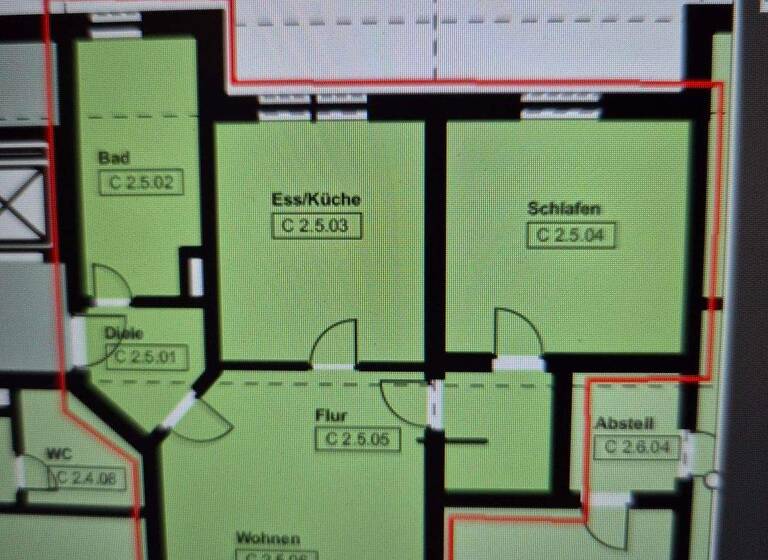 Wohnung zur Miete 775 € 2 Zimmer 64,6 m² 2. Geschoss frei ab sofort Gostenhofer Schulgasse 32 Gostenhof Nürnberg 90443