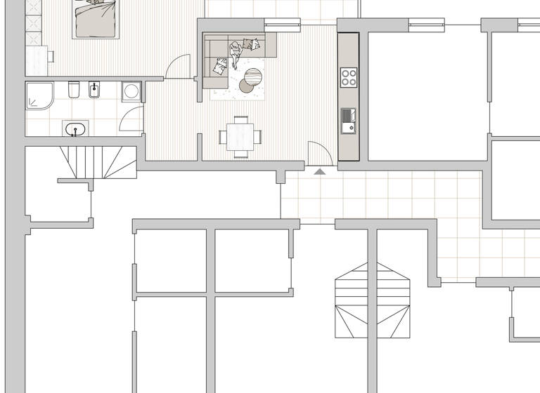 Wohnung zum Kauf 319.000 € 2 Zimmer 43,2 m² 2. Geschoss frei ab 01.03.2027 Rienzstraße 31 Niederdorf 39039