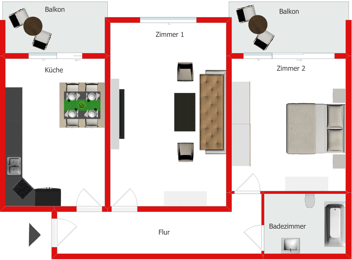 Wohnung zum Kauf provisionsfrei als Kapitalanlage geeignet 149.000 € 2 Zimmer 80 m²<br/>Wohnfläche Irlich Neuwied 56567