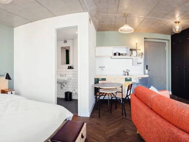 Wohnung zur Miete 1.421 € 1 Zimmer 33 m² frei ab sofort Gesundbrunnen Berlin 13355
