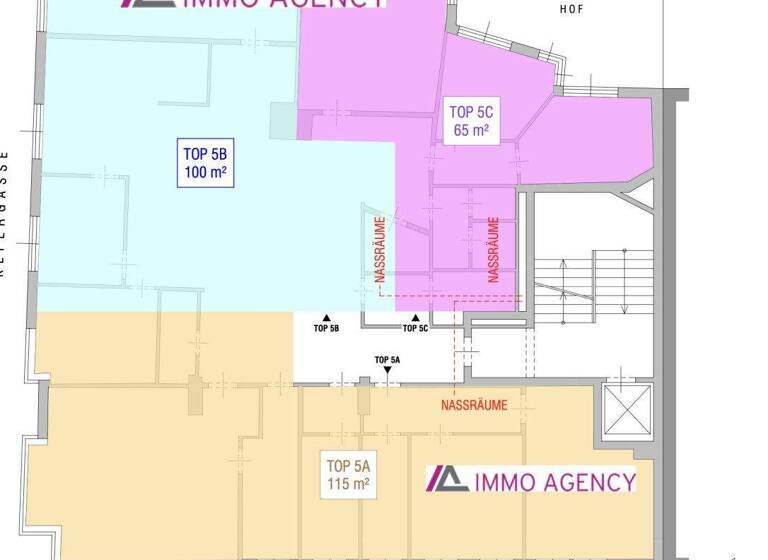 Büro zur Miete 3.900 € 13 Zimmer 280 m² Bürofläche Wien 1140