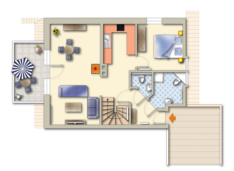 Wohnung zum Kauf 325.000 € 3 Zimmer 70 m² 1. Geschoss Zingst 18374