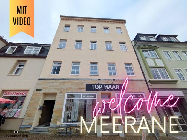 Wohnung zur Miete 400 € 3 Zimmer 85 m² 2. Geschoss Marienstr. 30 Meerane Meerane 08393
