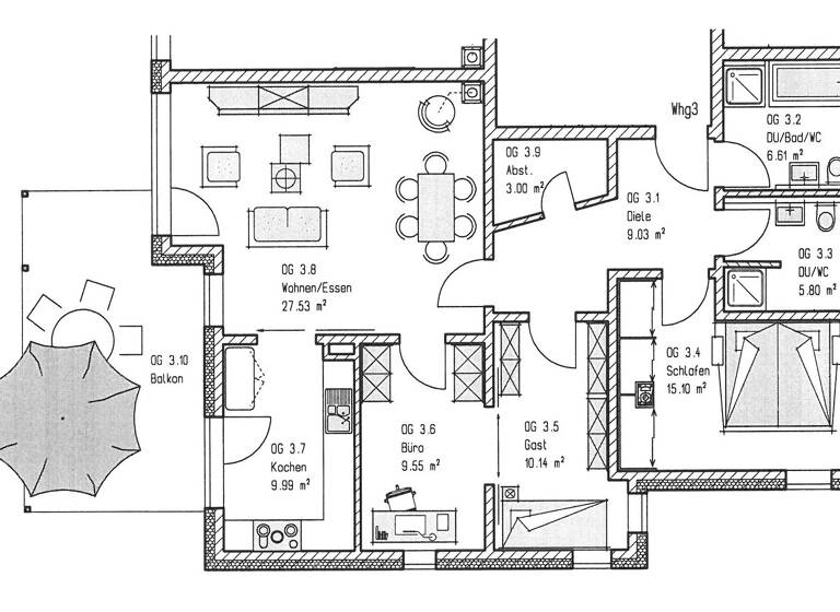 Wohnung zum Kauf 489.000 € 4 Zimmer 100 m²<br/>Wohnfläche 1.<br/>Geschoss Schwaig Schwaig 90571